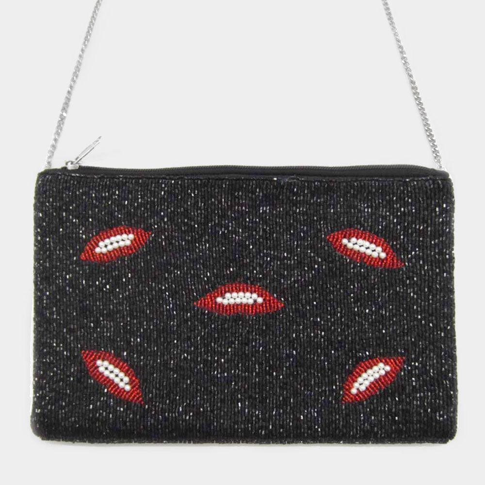 Lip Detail Crossbody / Clutch Bag - Jewelry Store by Erik Rayo