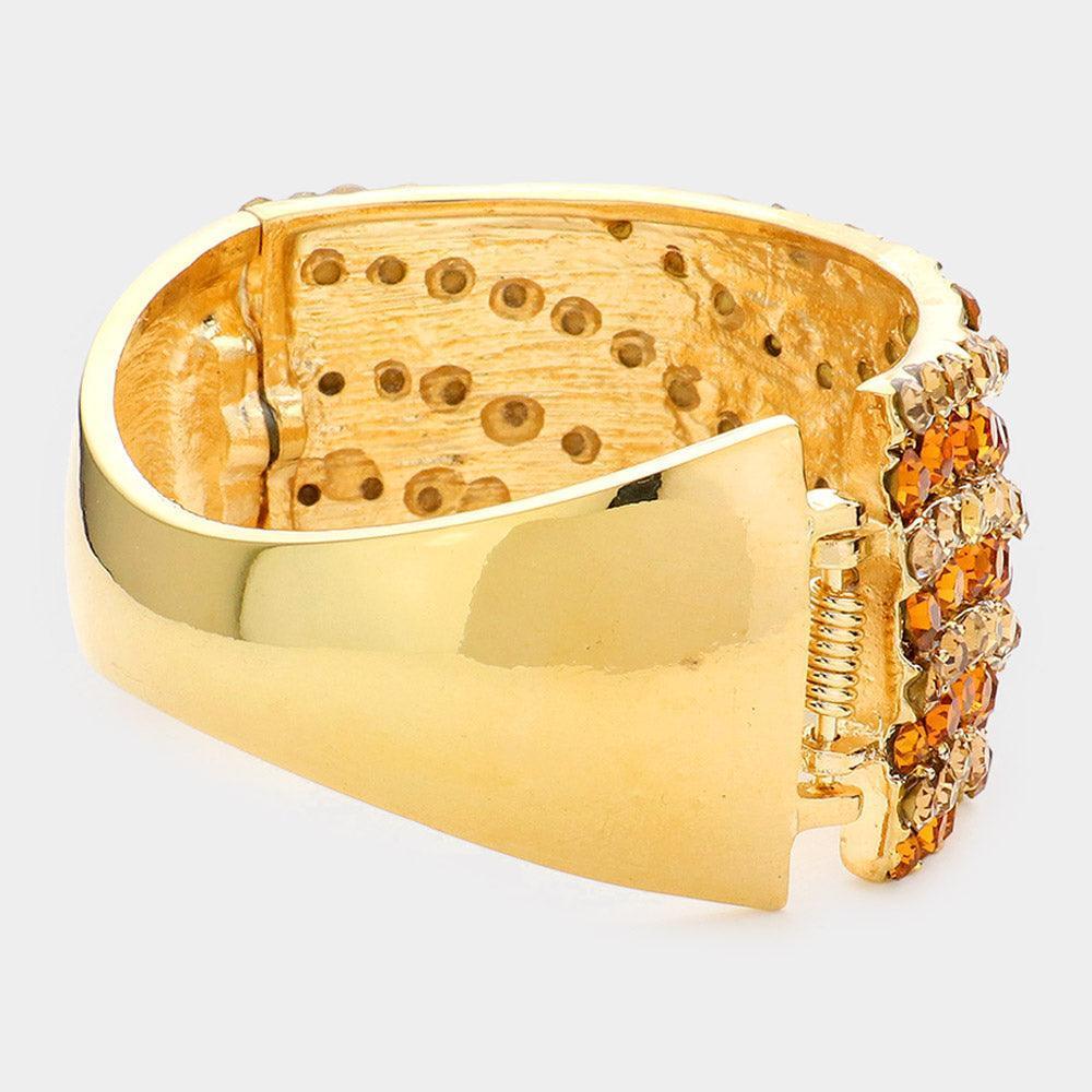 Brown Bubble Stone Evening Bracelet - Jewelry Store by Erik Rayo