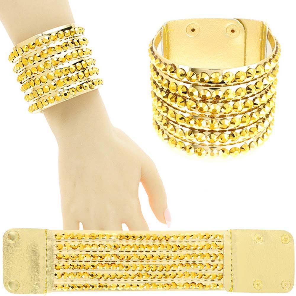 Gold Studded Bracelet - Jewelry Store by Erik Rayo