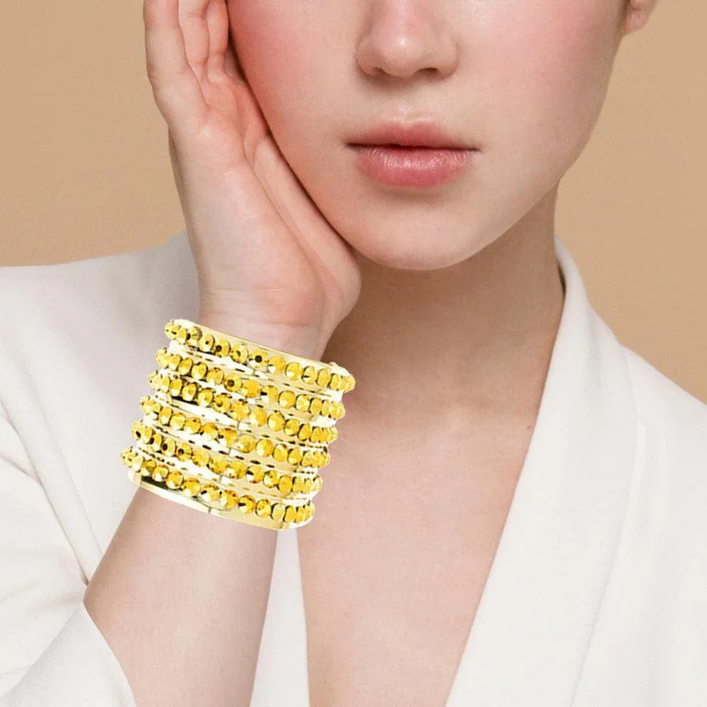 Gold Studded Bracelet - Jewelry Store by Erik Rayo