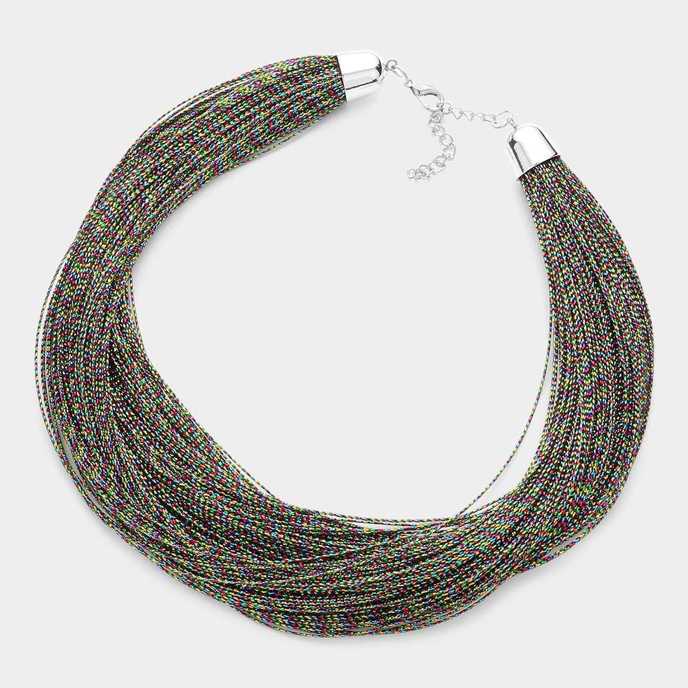 String Multi Layered Necklace - Jewelry Store by Erik Rayo