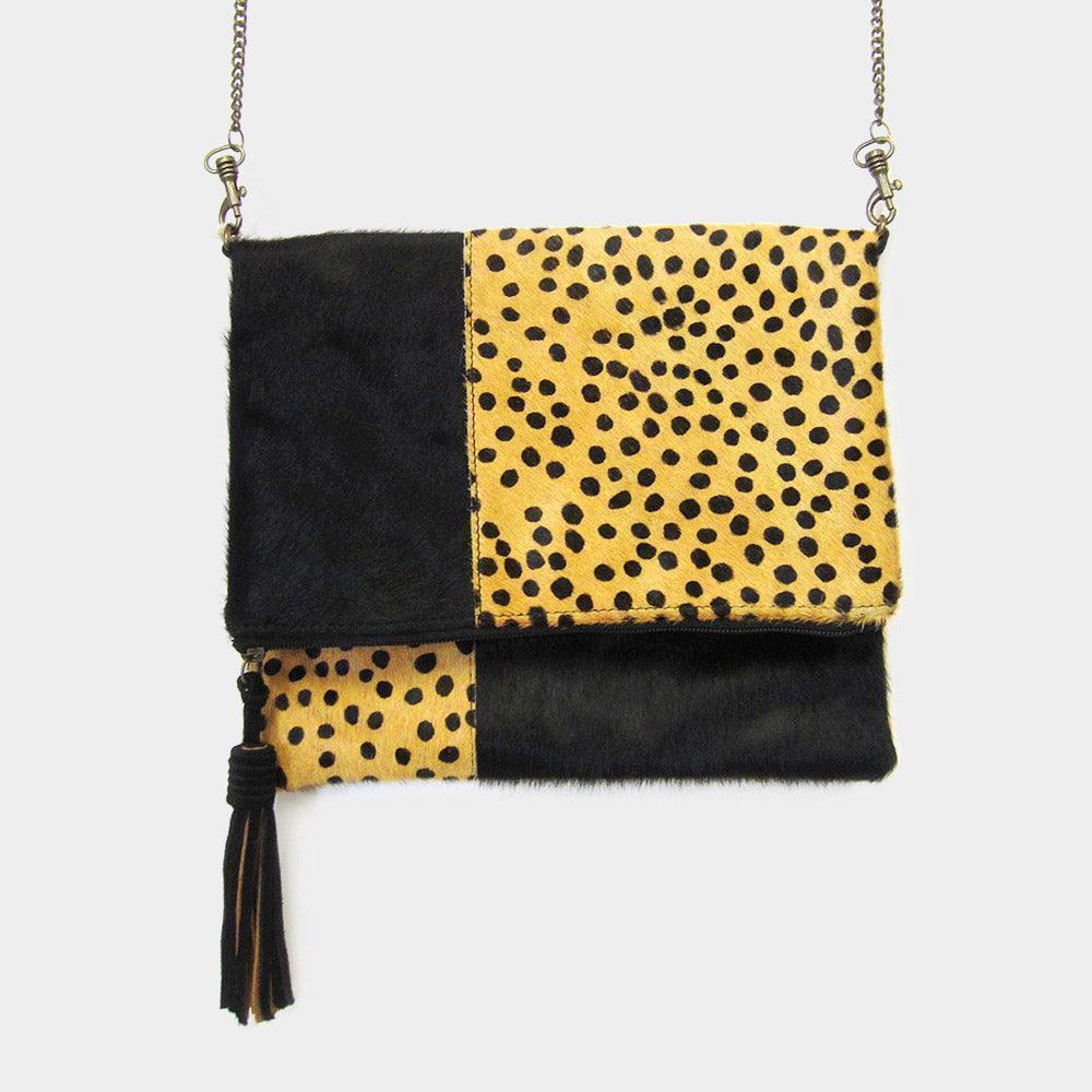 Cheetah Patterned Crossbody Bag - Jewelry Store by Erik Rayo
