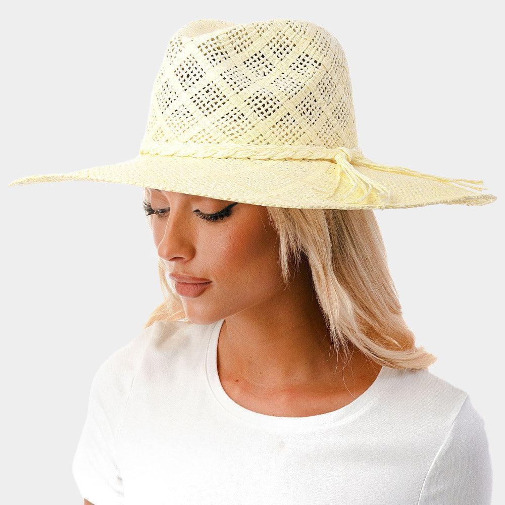 Woven Straw Panama Hat - Jewelry Store by Erik Rayo