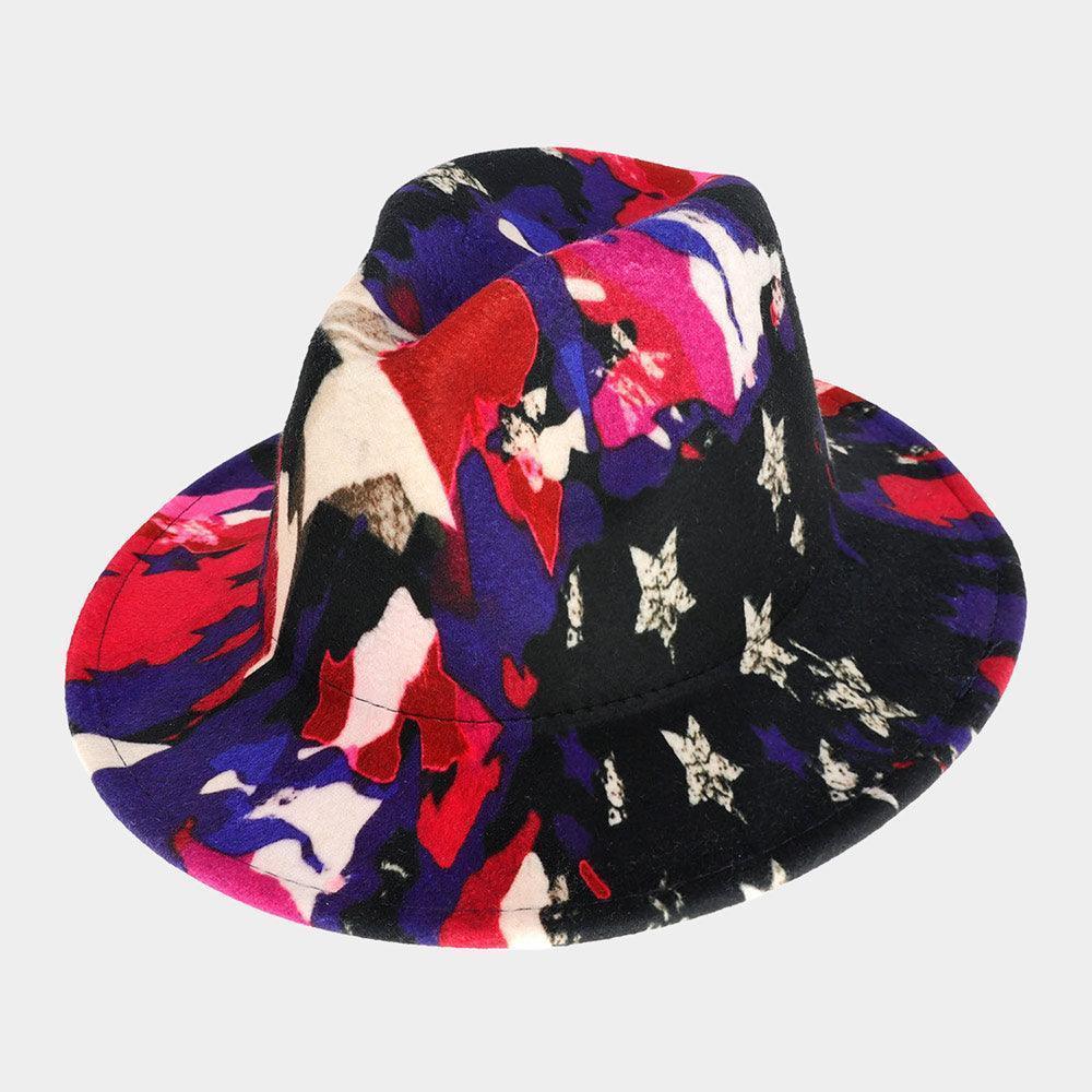 Abstract Patterned Panama Hat - Jewelry Store by Erik Rayo