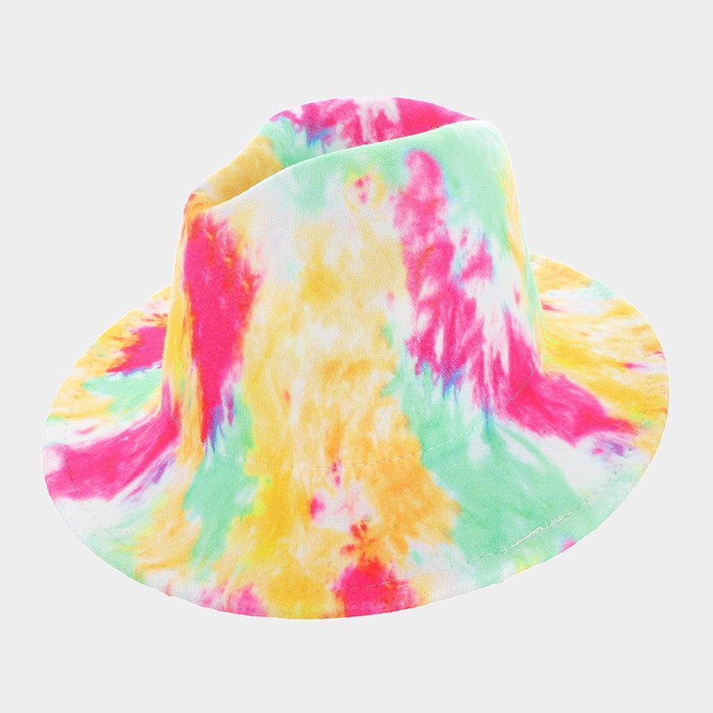 Tie Dye Patterned Panama Hat - Jewelry Store by Erik Rayo