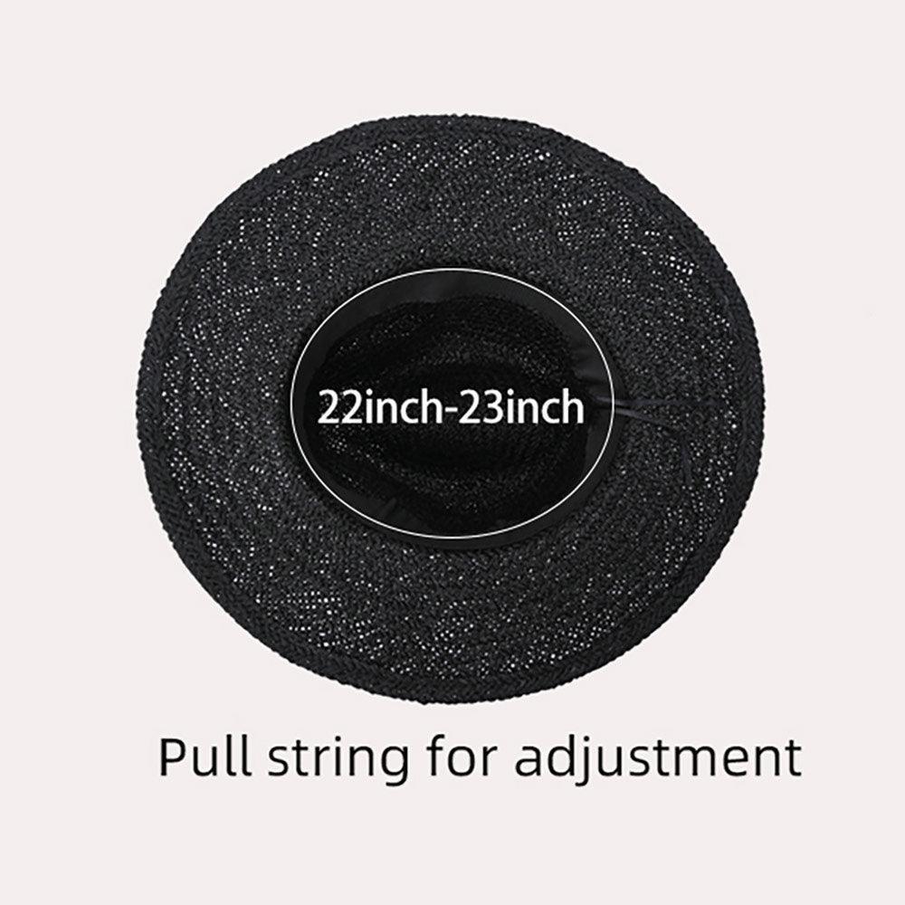 Black Band Straw Panama Sun Hat - Jewelry Store by Erik Rayo