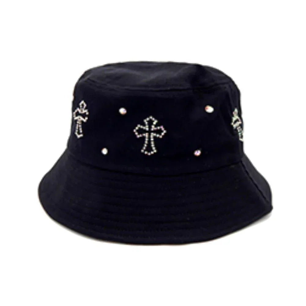 Bling Cross Bucket Hat - Jewelry Store by Erik Rayo