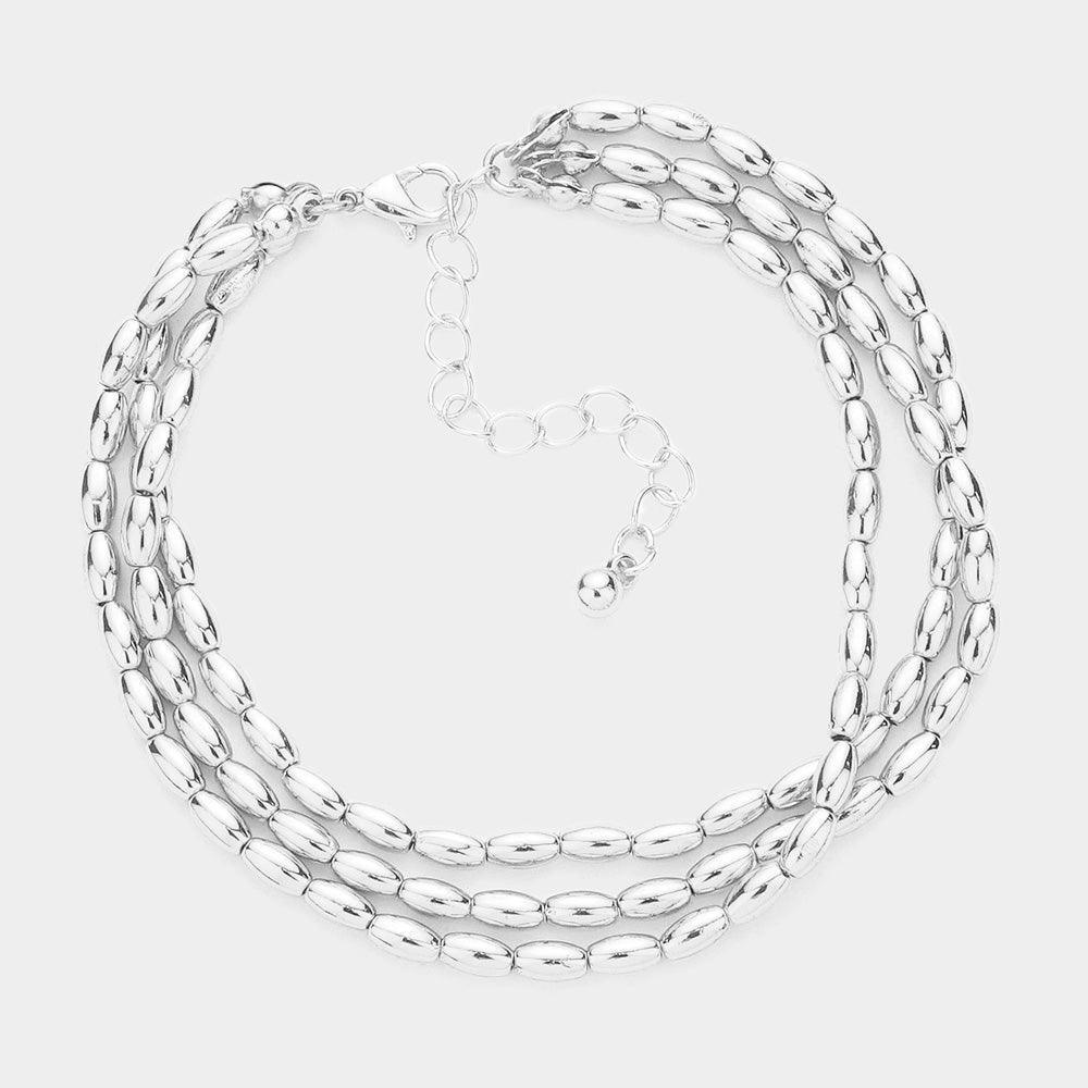 Triple Layered Beaded Bracelet - Jewelry Store by Erik Rayo