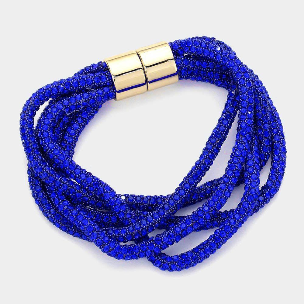 Gold Bling Multi Layered Magnetic Bracelet - Jewelry Store by Erik Rayo