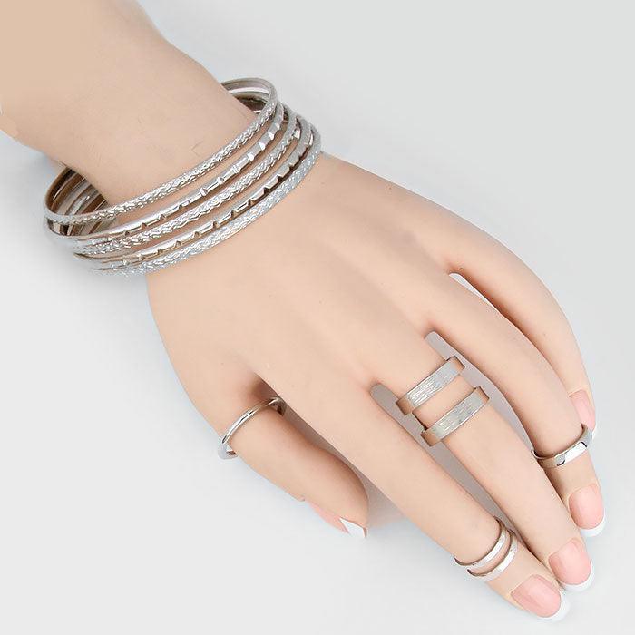 MultiLayered Bracelet With Rings - Jewelry Store by Erik Rayo