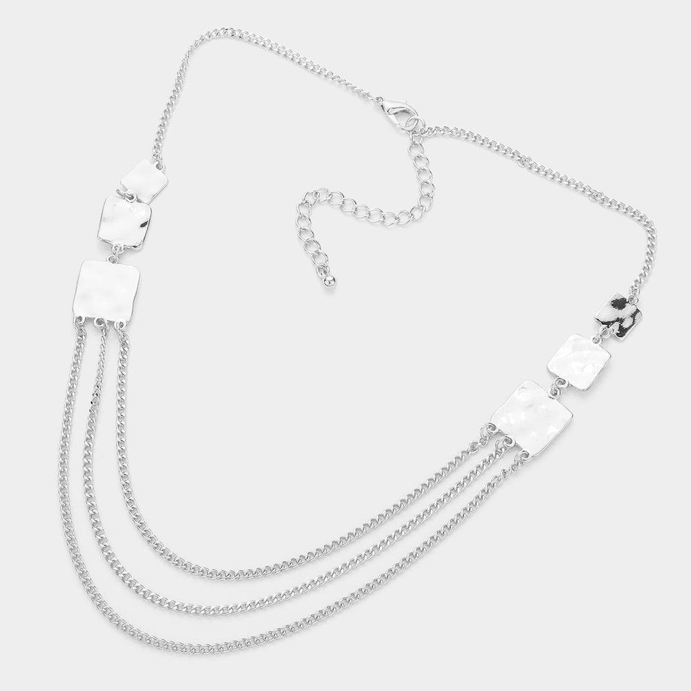 Triple Chain Layered Necklace - Jewelry Store by Erik Rayo