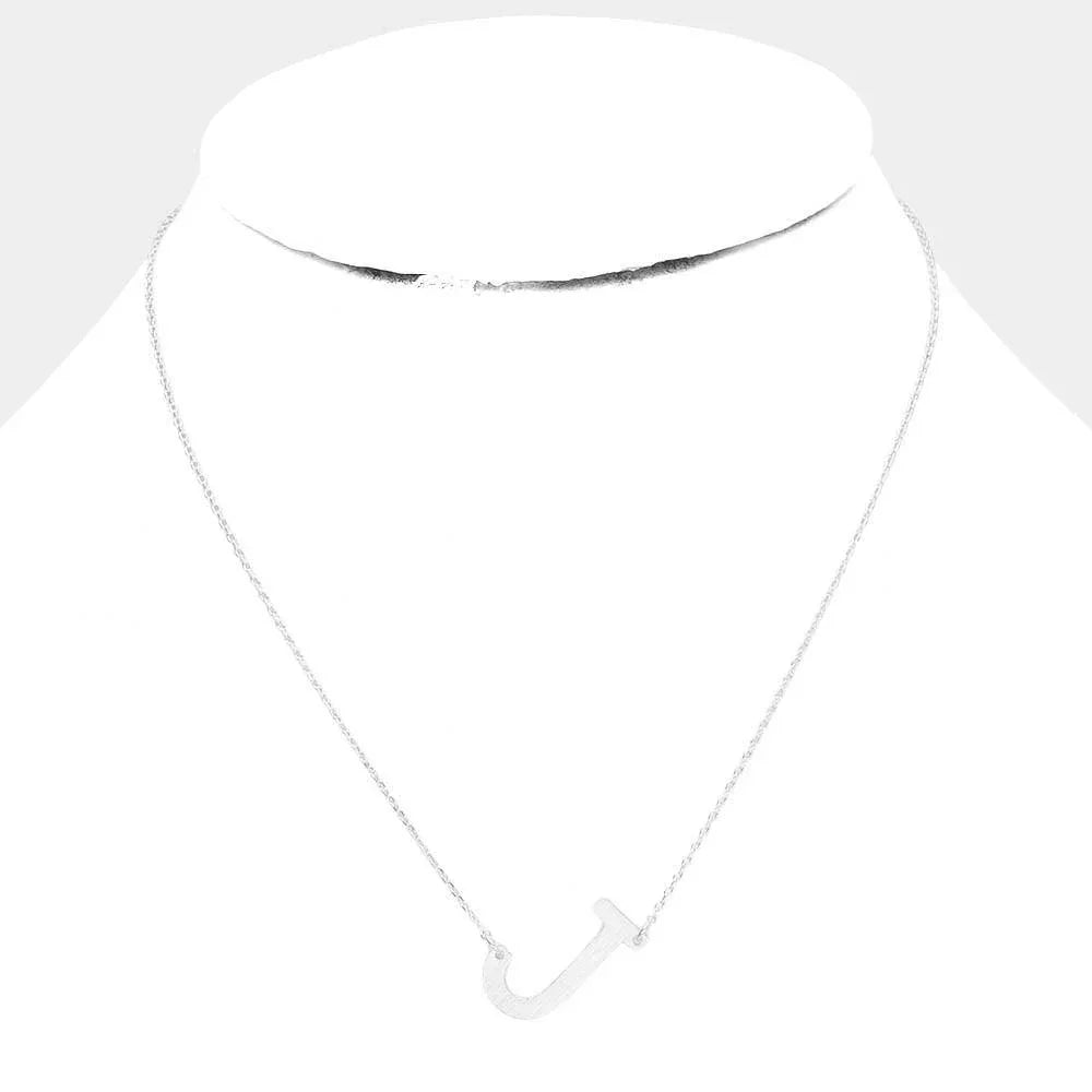 Gold Gold Dipped Monogram Pendant Necklace - Jewelry Store by Erik Rayo