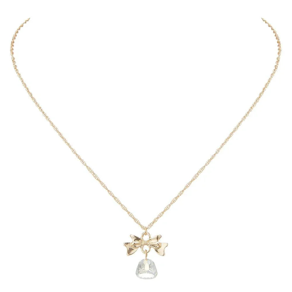 Gold Christmas Bell Pendant Necklace - Jewelry Store by Erik Rayo