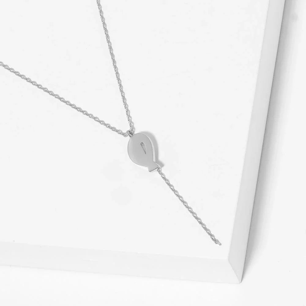 Gold Gold Dipped Mini Balloon Pendant Y Necklace - Jewelry Store by Erik Rayo