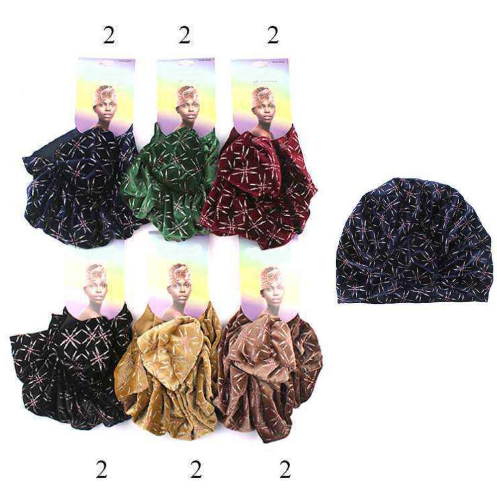 Bling Velvet Turban Hats 12 Pack - Jewelry Store by Erik Rayo