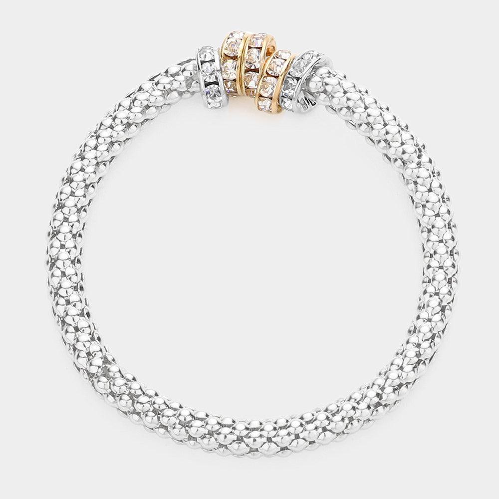 Rhinestone Ring Pointed Stretch Bracelet - Jewelry Store by Erik Rayo
