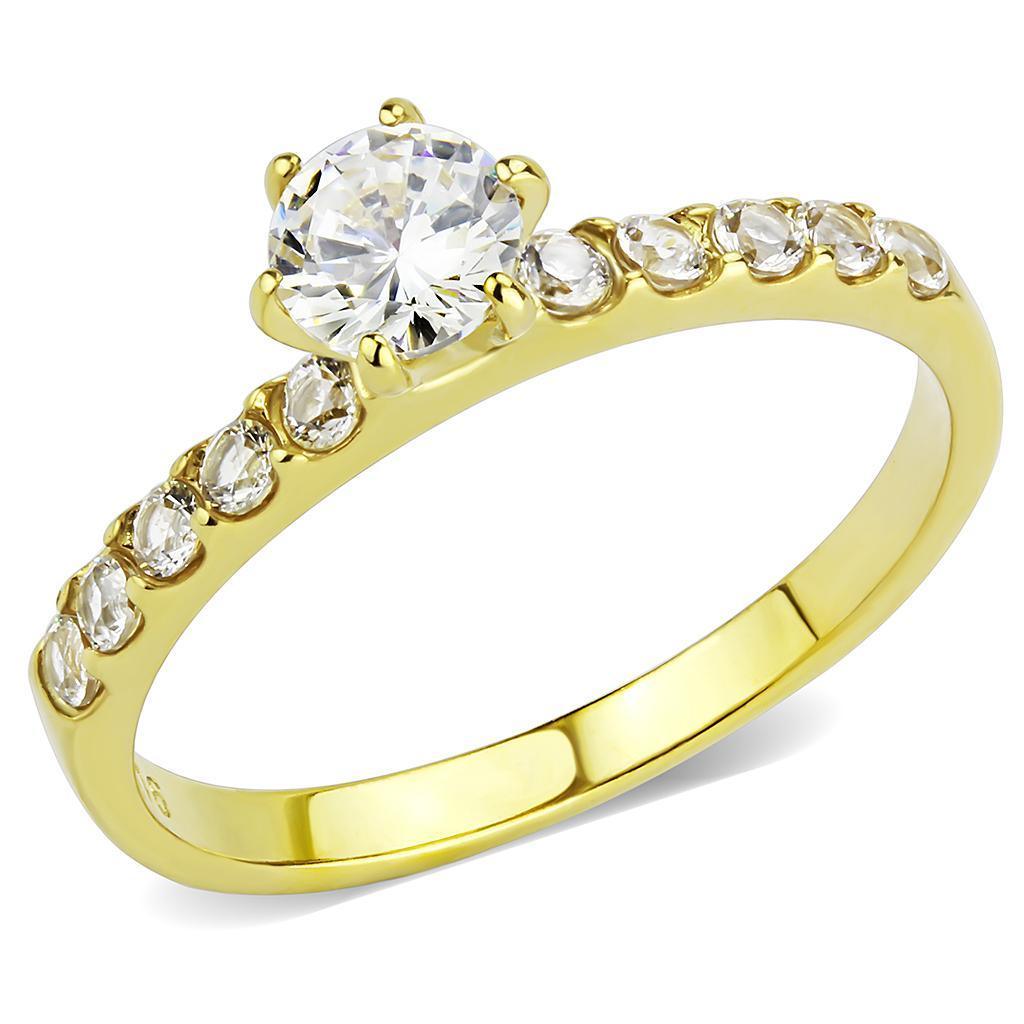 Gold Diamond Rings for Women Stainless Steel Anillo Color Oro Para Mujer Acero Inoxidable - Jewelry Store by Erik Rayo