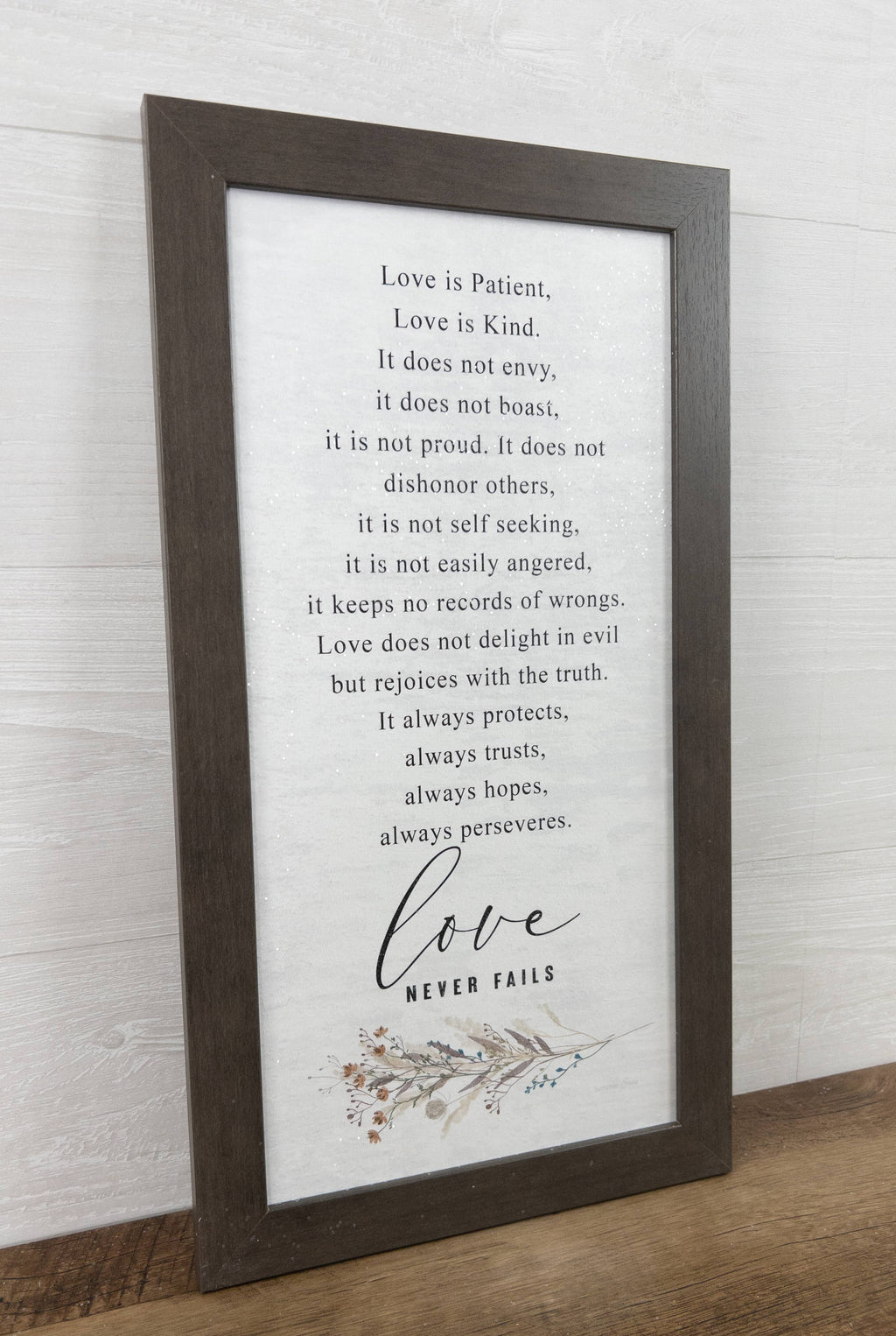 Love Is Patient Love Is Kind Love Never Fails Religious Art