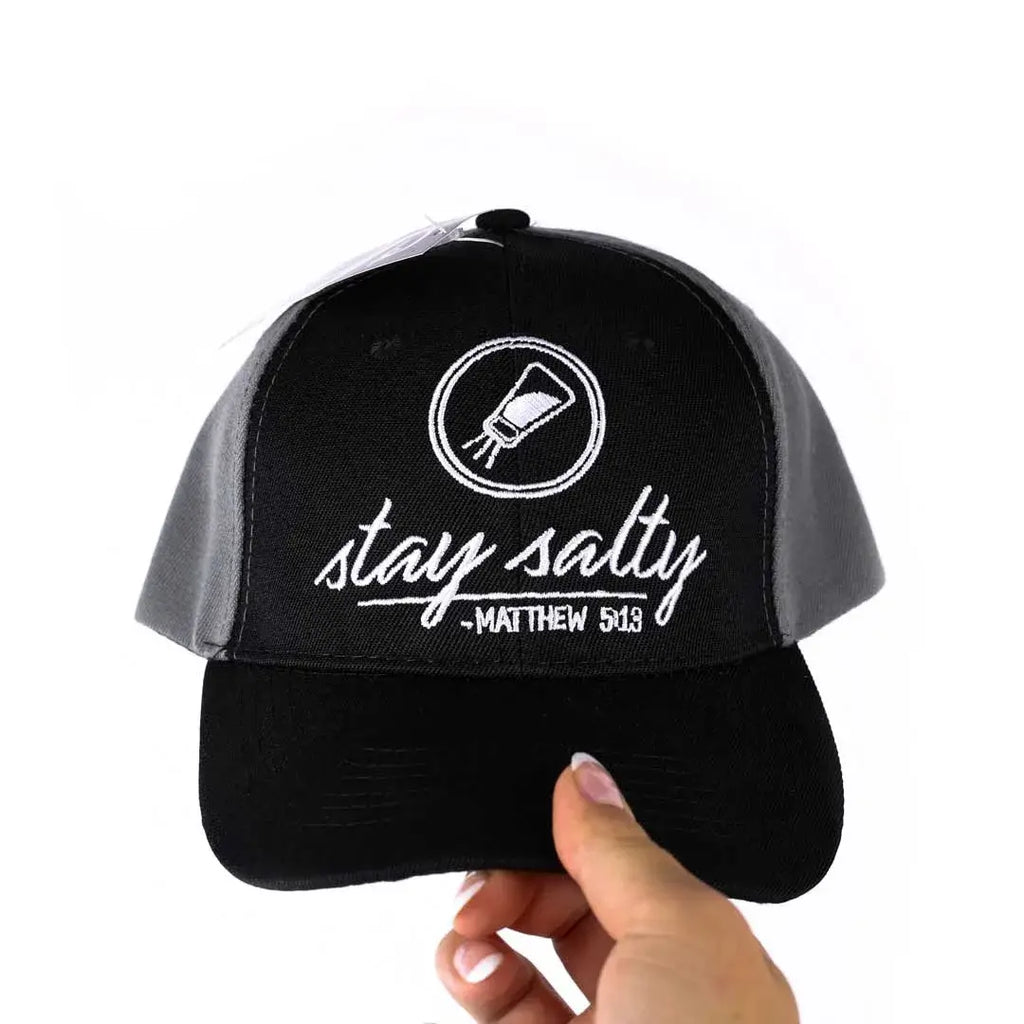 Cap Stay Salty Black