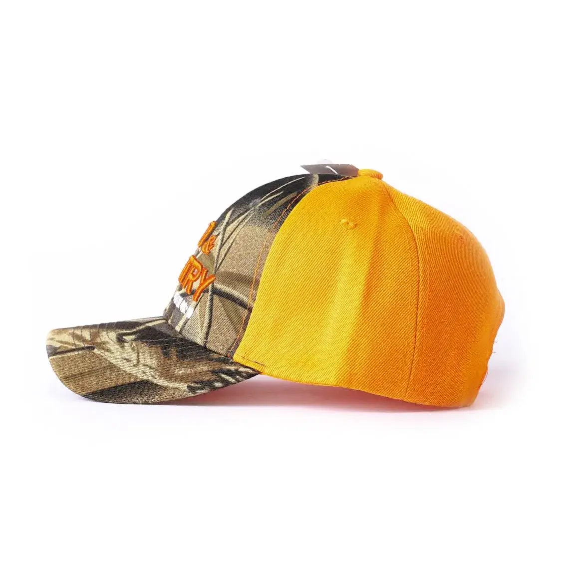 Hat - Camo & Orange - God & Country
