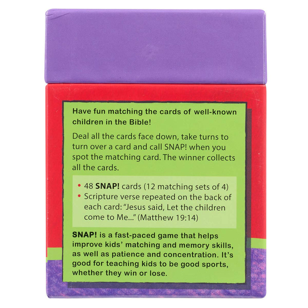 Card Box Snap! – Children of the Bible