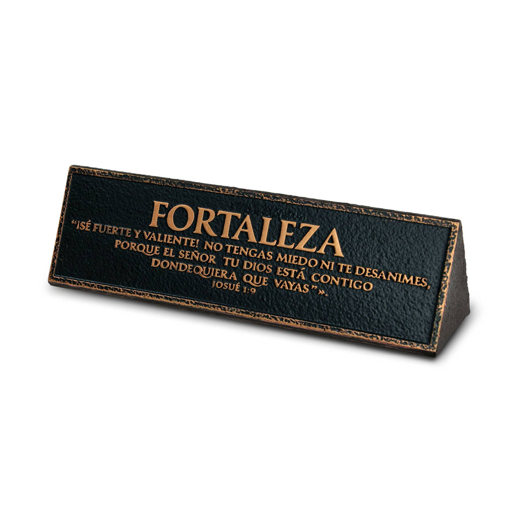 LCP Plaque Spanish Fortaleza Josue 1:9