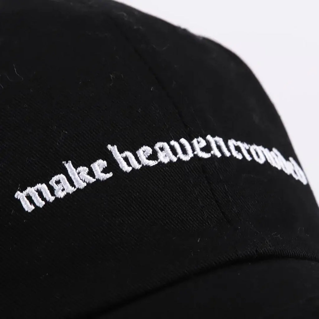 Cap Make Heaven Crowded Black