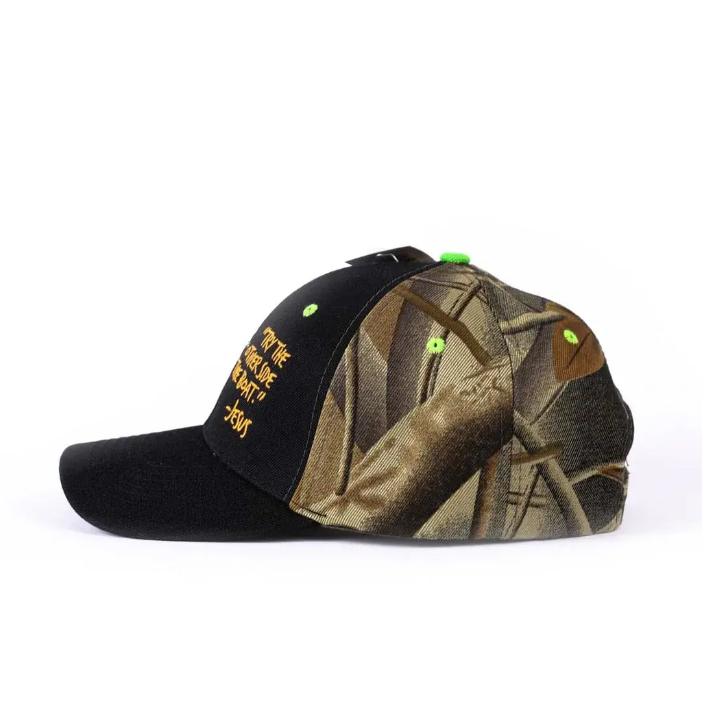 Cap Fisher Of Men Black & Camo