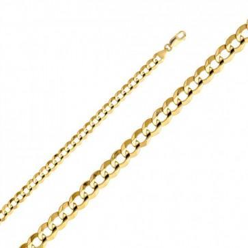 10K Gold Cuban Necklace Chains Men Women Kids Real Solid Genuine Gold - Jewelry Store by Erik Rayo