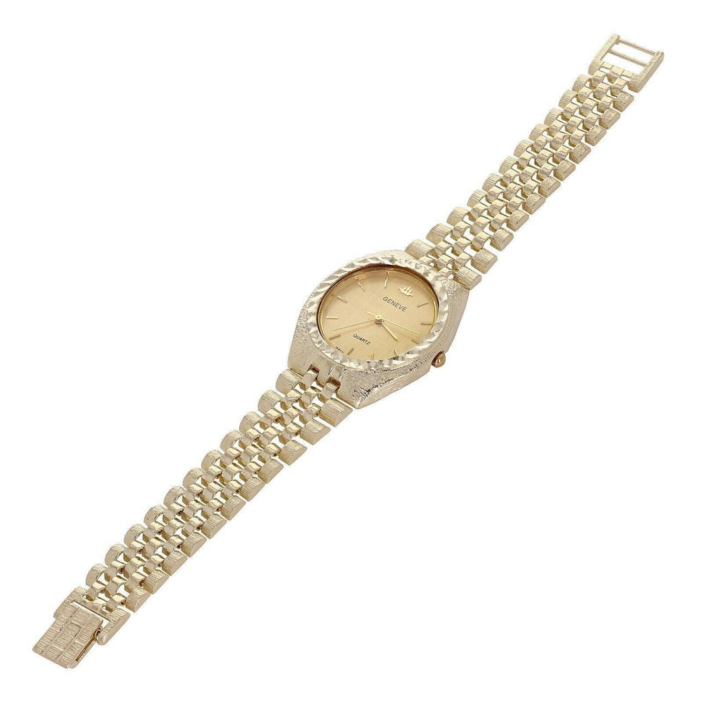 10k Gold Geneve Wrist Watch 8-8.5- - Jewelry Store by Erik Rayo