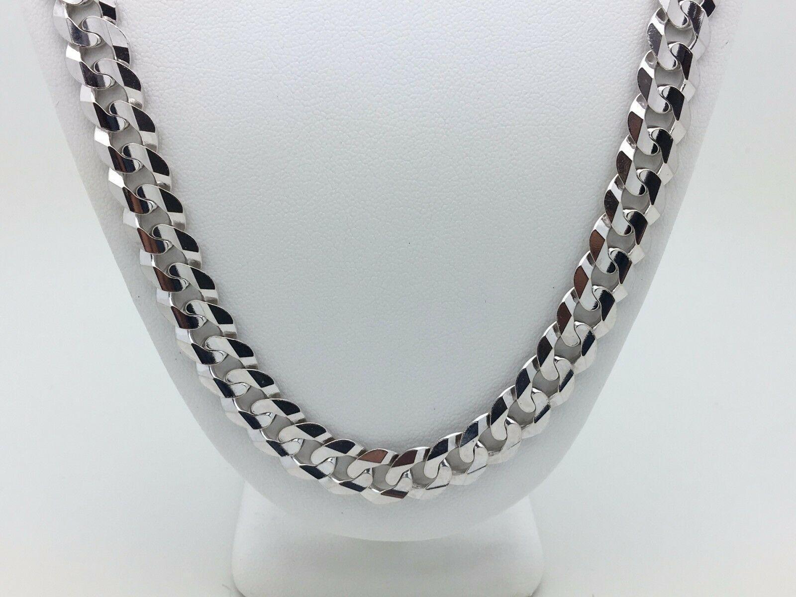 10k White Gold Cuban Chain Necklaces - Jewelry Store by Erik Rayo