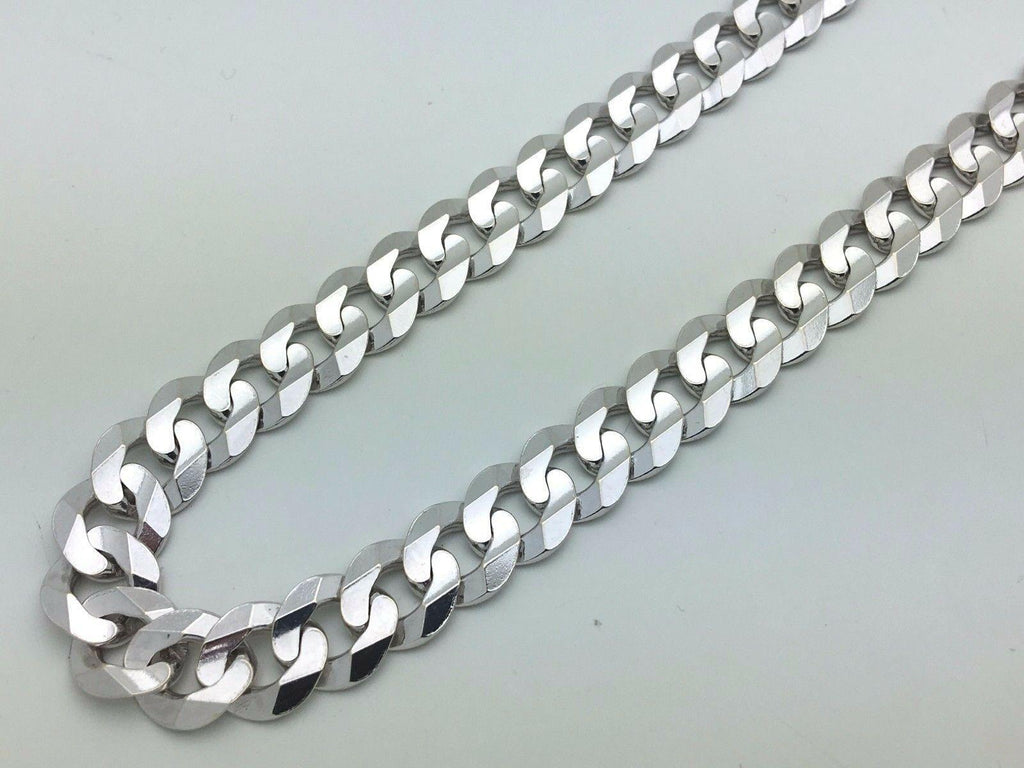 10k White Gold Cuban Chain Necklaces - Jewelry Store by Erik Rayo
