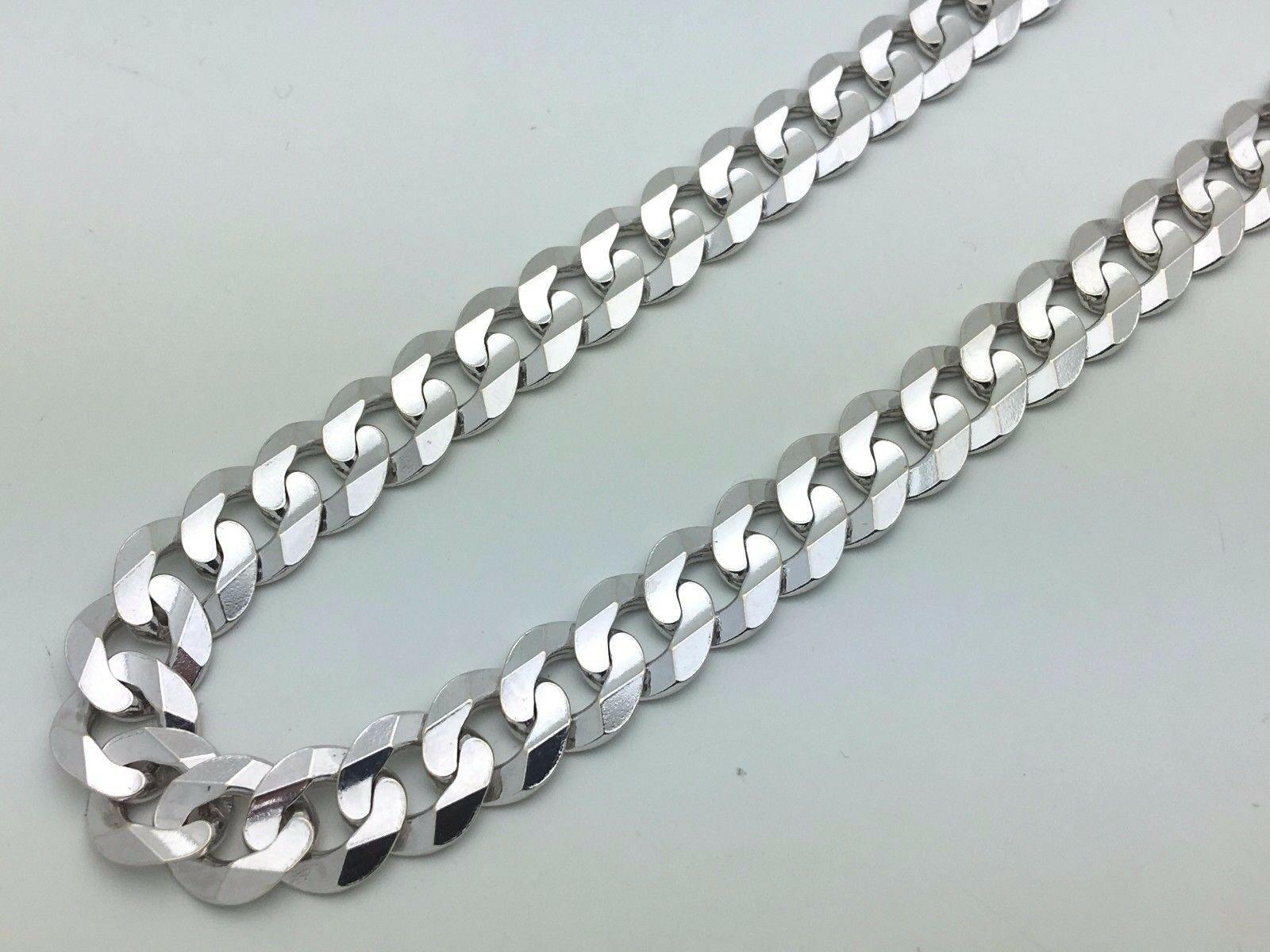 10k White Gold Cuban Chain Necklaces - Jewelry Store by Erik Rayo