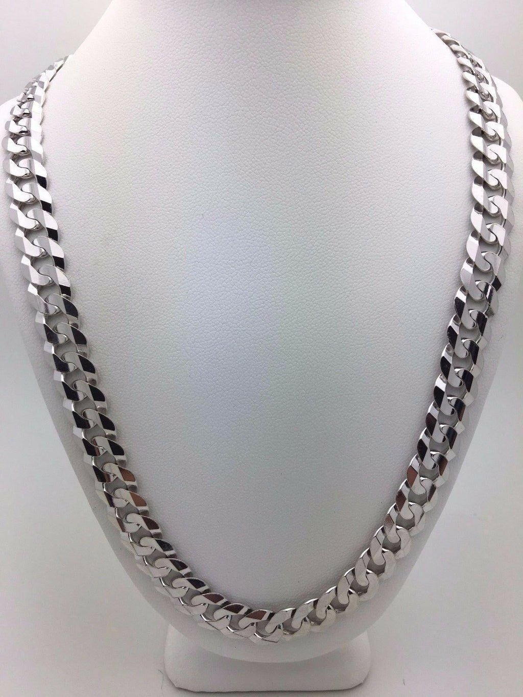 10k White Gold Cuban Chain Necklaces - Jewelry Store by Erik Rayo
