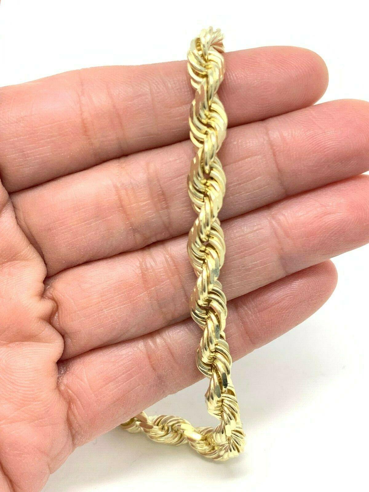 14K Gold Diamond Cut Rope Chains Necklaces For Men Women Kids Children - Jewelry Store by Erik Rayo