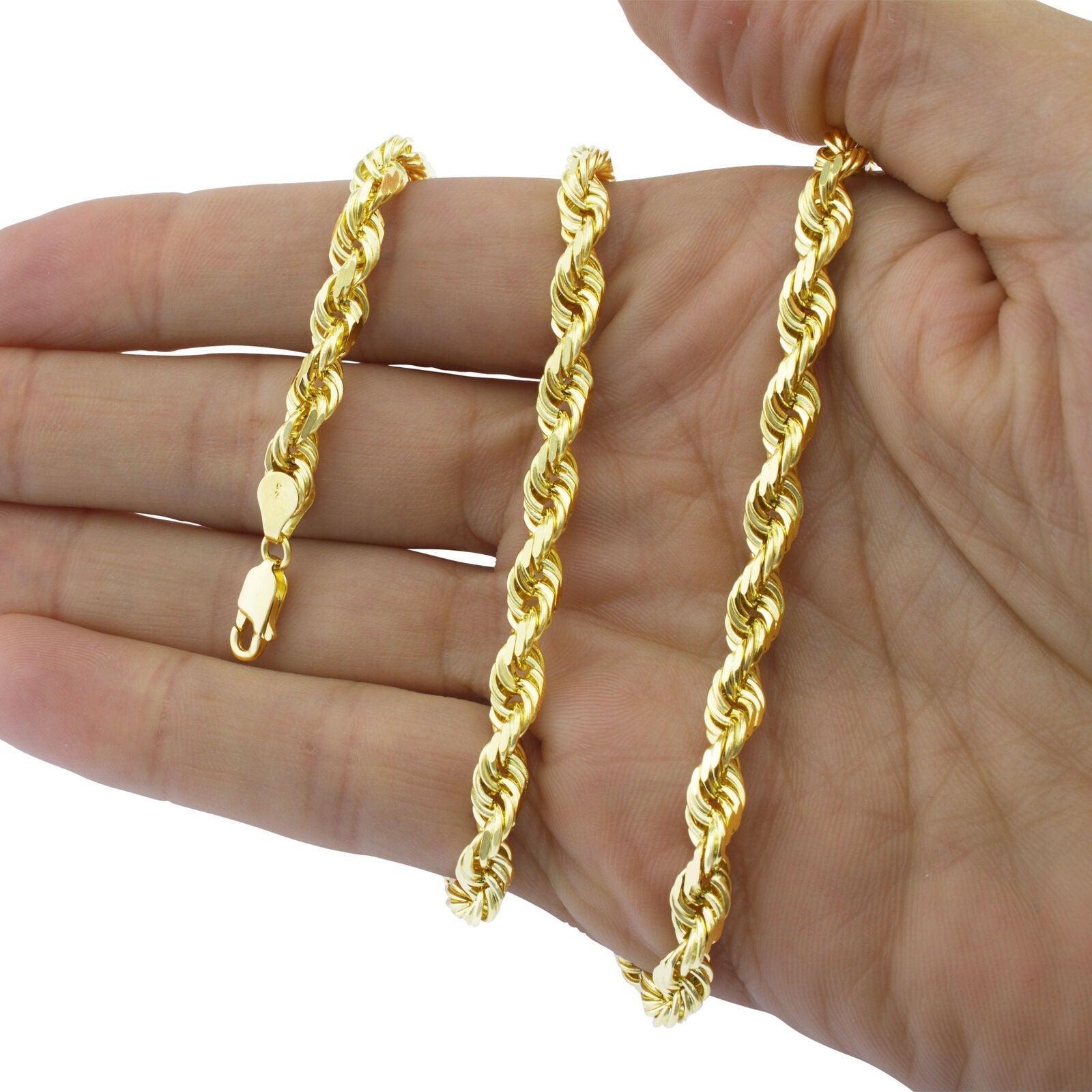 14K Oro Puro Solido Cadenas de Torzal (No es Chapa) - Jewelry Store by Erik Rayo