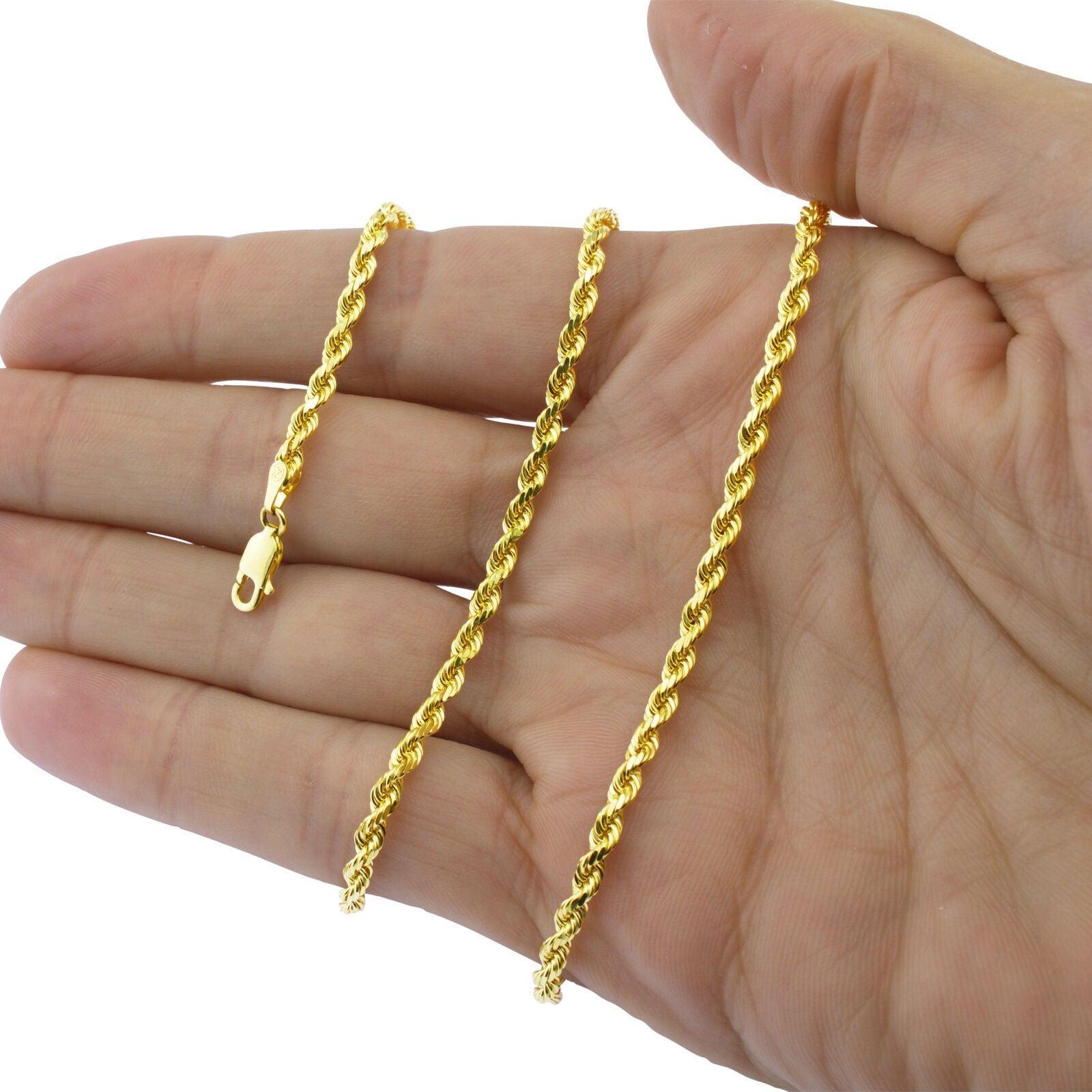 14K Oro Puro Solido Cadenas de Torzal (No es Chapa) - Jewelry Store by Erik Rayo