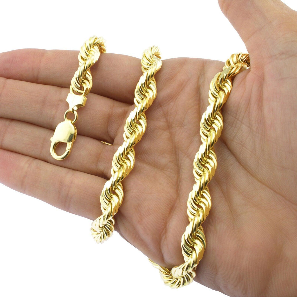 14K Oro Puro Solido Cadenas de Torzal (No es Chapa) - Jewelry Store by Erik Rayo