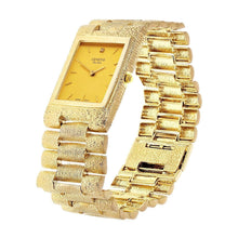 Load image into Gallery viewer, 14k Yellow Gold Solid Watch Band Geneve w/ Diamond 7.5-8 - Jewelry Store by Erik Rayo
