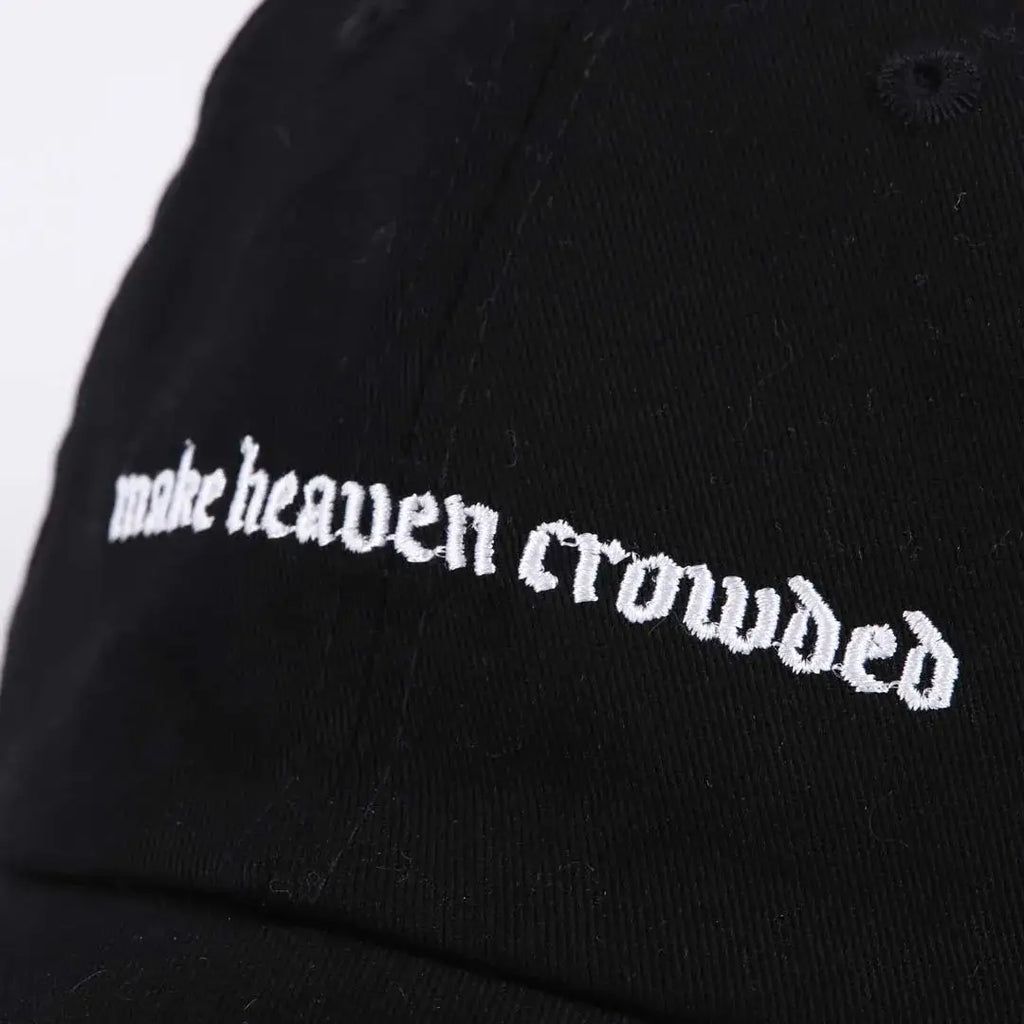 Cap Make Heaven Crowded Black