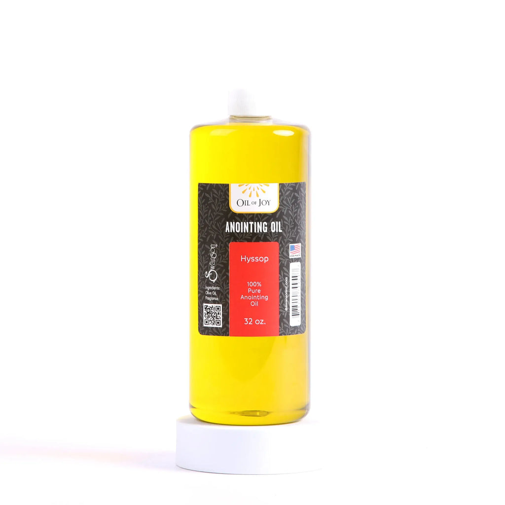 Hyssop Anointing Oil Plastic Refill, 32 oz