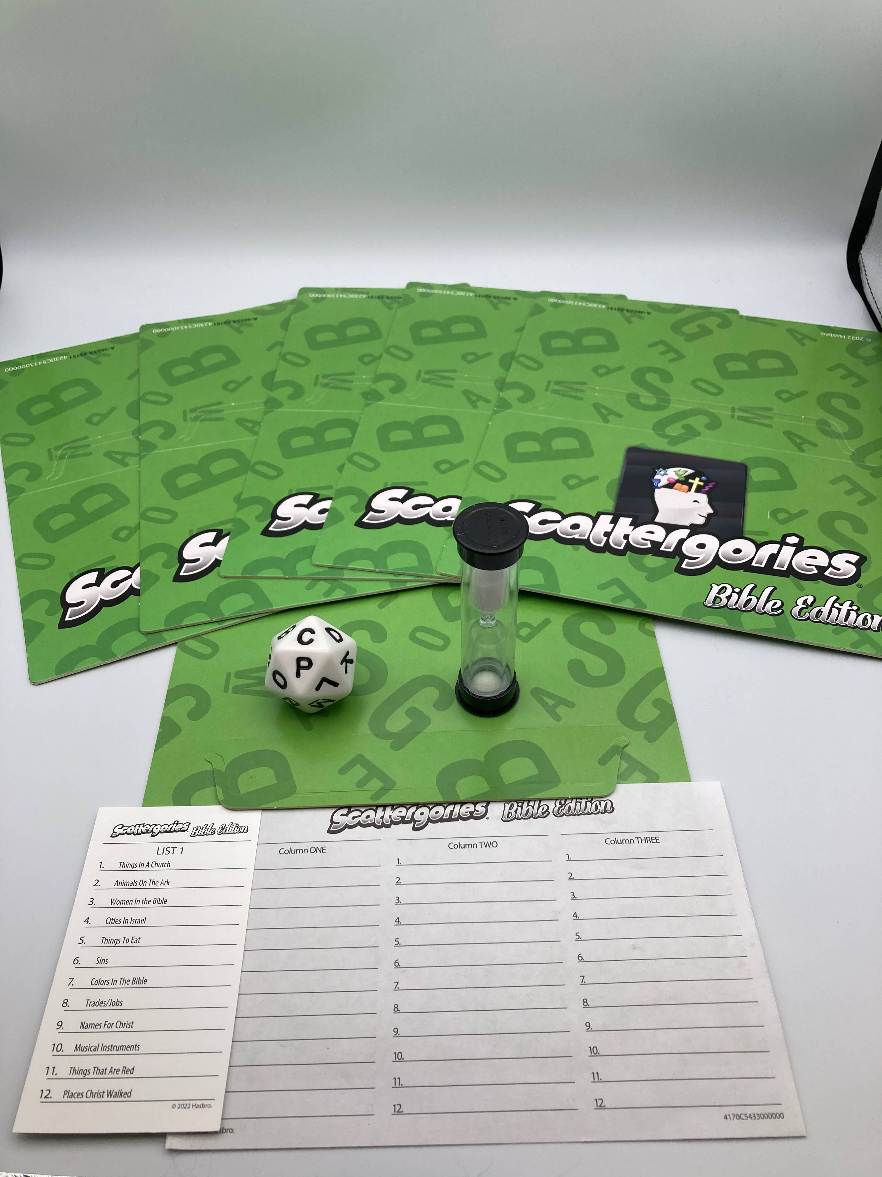 Scattergories® Bible Edition Game