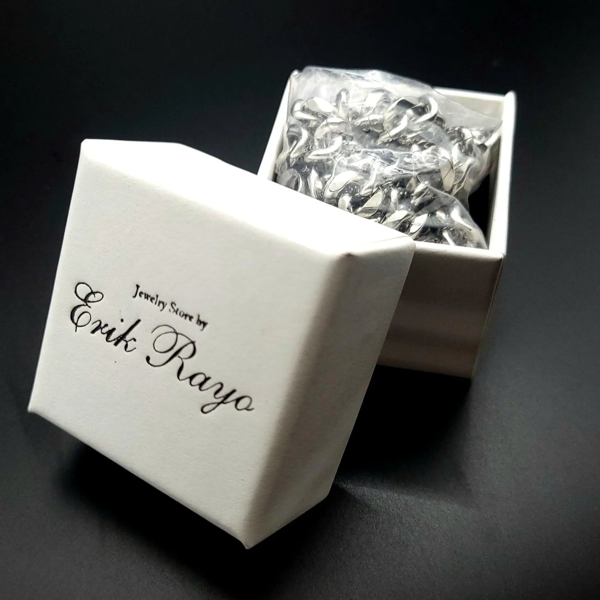 Cuban Link Bracelet for Men and Women Silver Stainless Steel for Men and Women - Jewelry Store by Erik Rayo