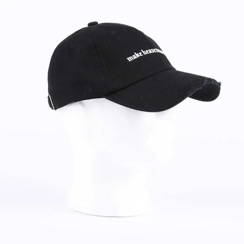 Cap Make Heaven Crowded Black