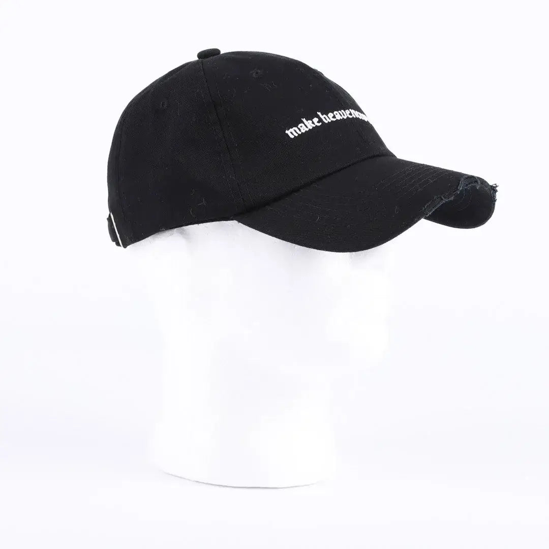 Cap Make Heaven Crowded Black