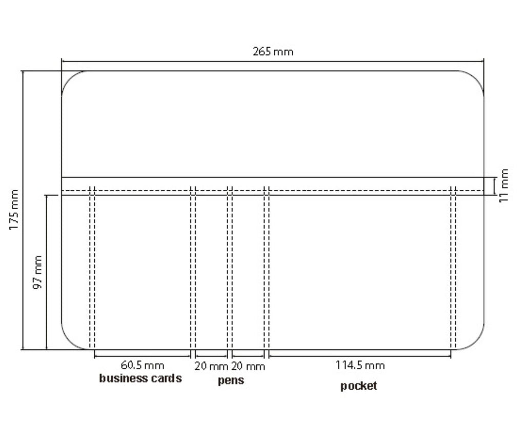 White Dove -Canvas Organizer With Study Kit XL