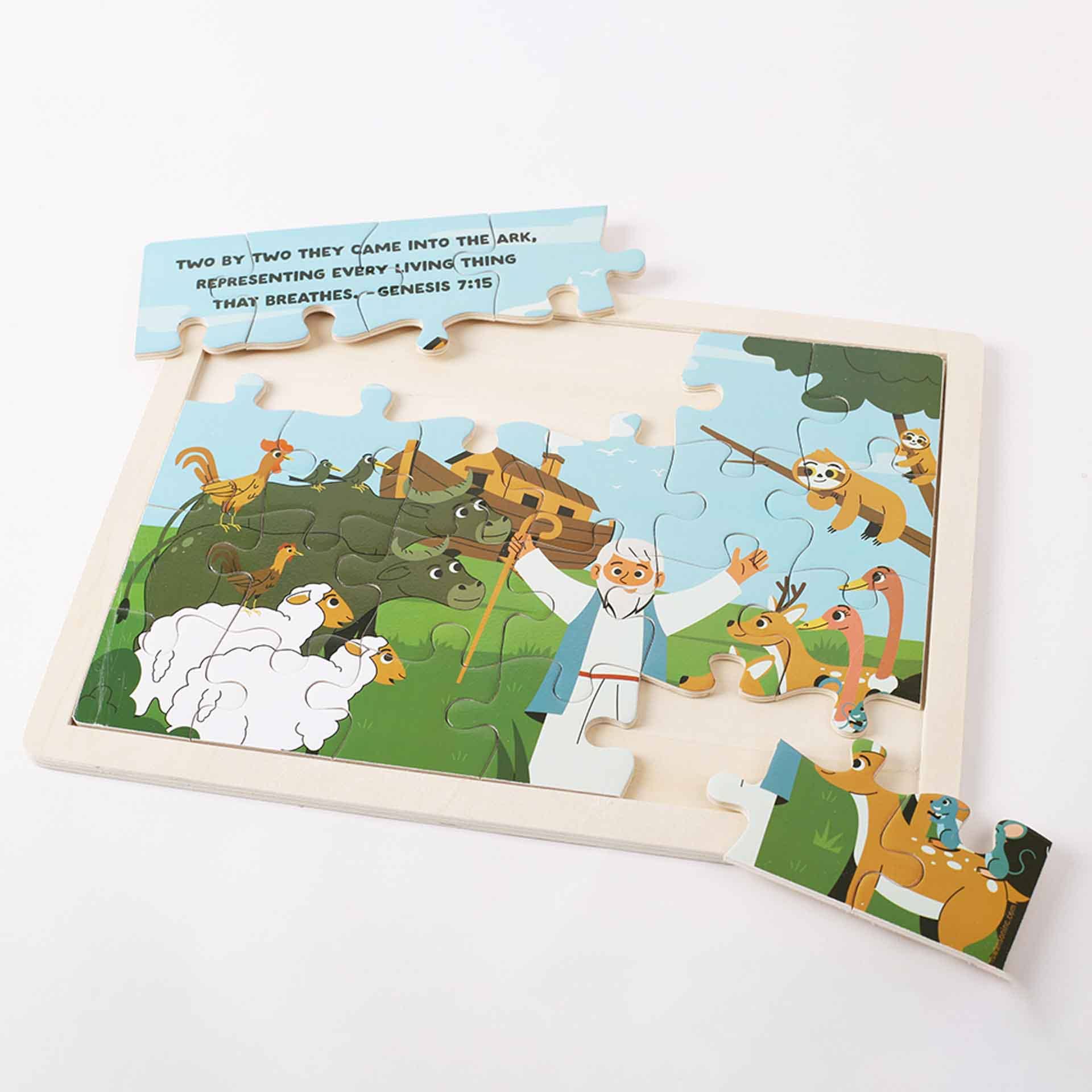 Wooden Puzzle - Noah's Ark