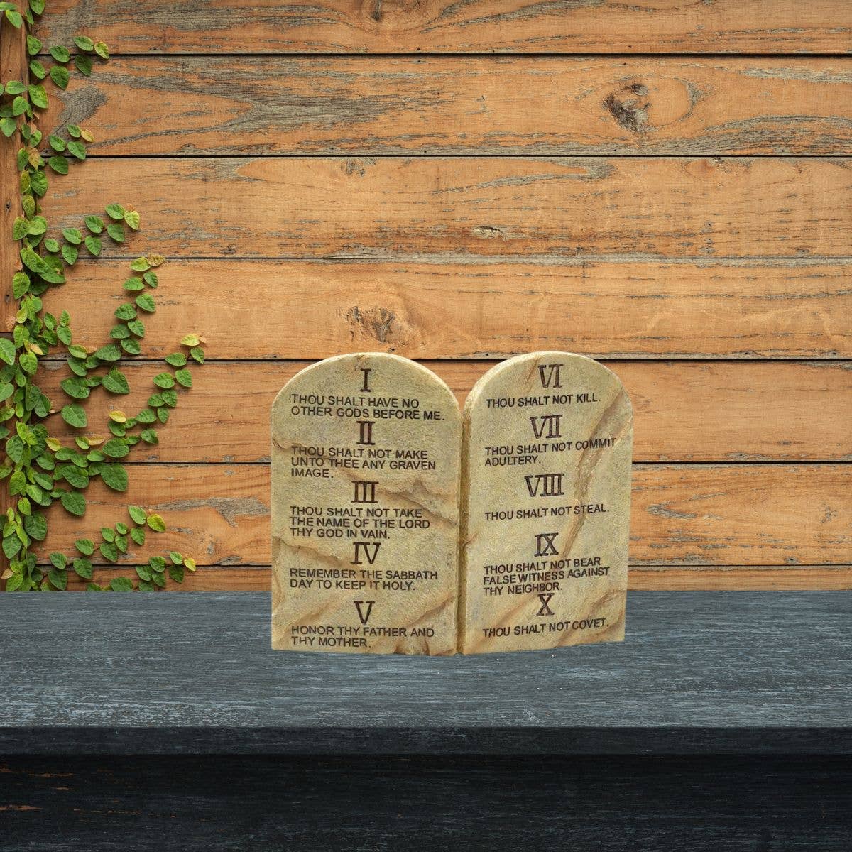Ten Commandments Plaque