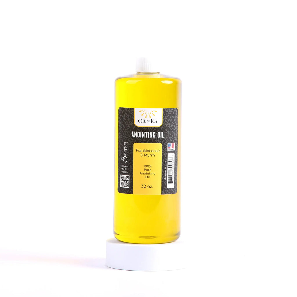 Frankincense and Myrrh Anointing Oil Plastic Refill, 32 oz