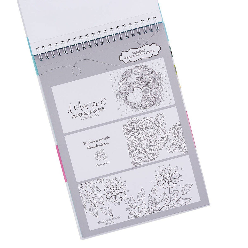 Libro para colorear Palabra en color